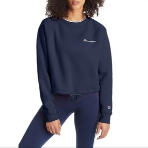 Champion Women's Campus Fleece Cropped Crew Sweatshirt